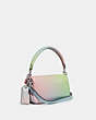 COACH®,PILLOW TABBY SHOULDER BAG 18 WITH OMBRE,Nappa leather,Mini,Gold/Pale Pistachio Multi,Angle View