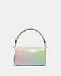COACH®,PILLOW TABBY SHOULDER BAG 18 WITH OMBRE,Nappa leather,Mini,Gold/Pale Pistachio Multi,Back View