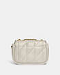 COACH®,PILLOW MADISON SHOULDER BAG 18 WITH QUILTING,Nappa leather,Mini,Brass/Chalk,Back View