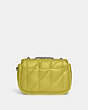 COACH®,PILLOW MADISON SHOULDER BAG 18 WITH QUILTING,Nappa leather,Mini,Silver/Keylime,Back View