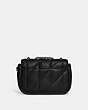 COACH®,PILLOW MADISON SHOULDER BAG 18 WITH QUILTING,Nappa leather,Mini,Pewter/Black,Back View
