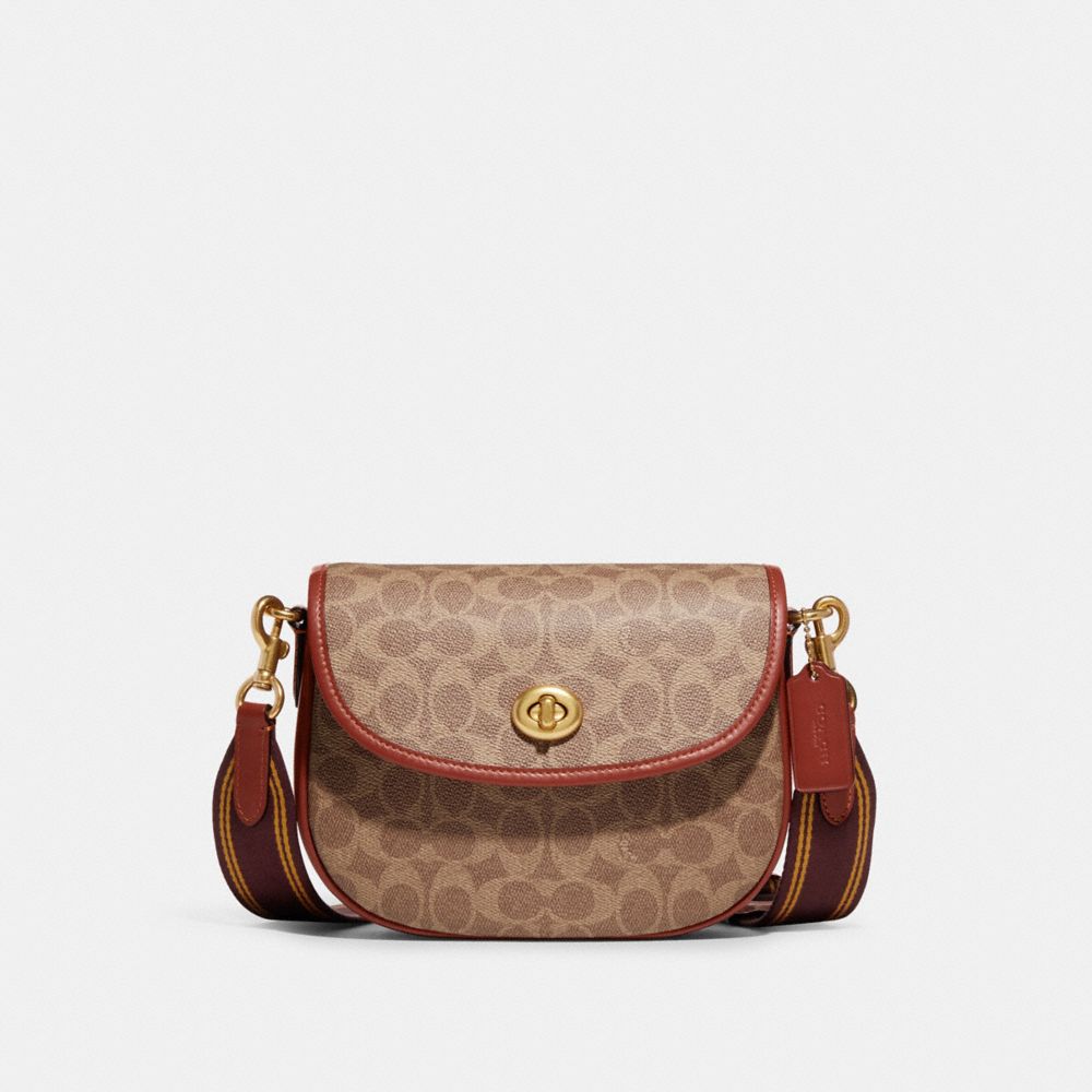 coach willow saddle bag