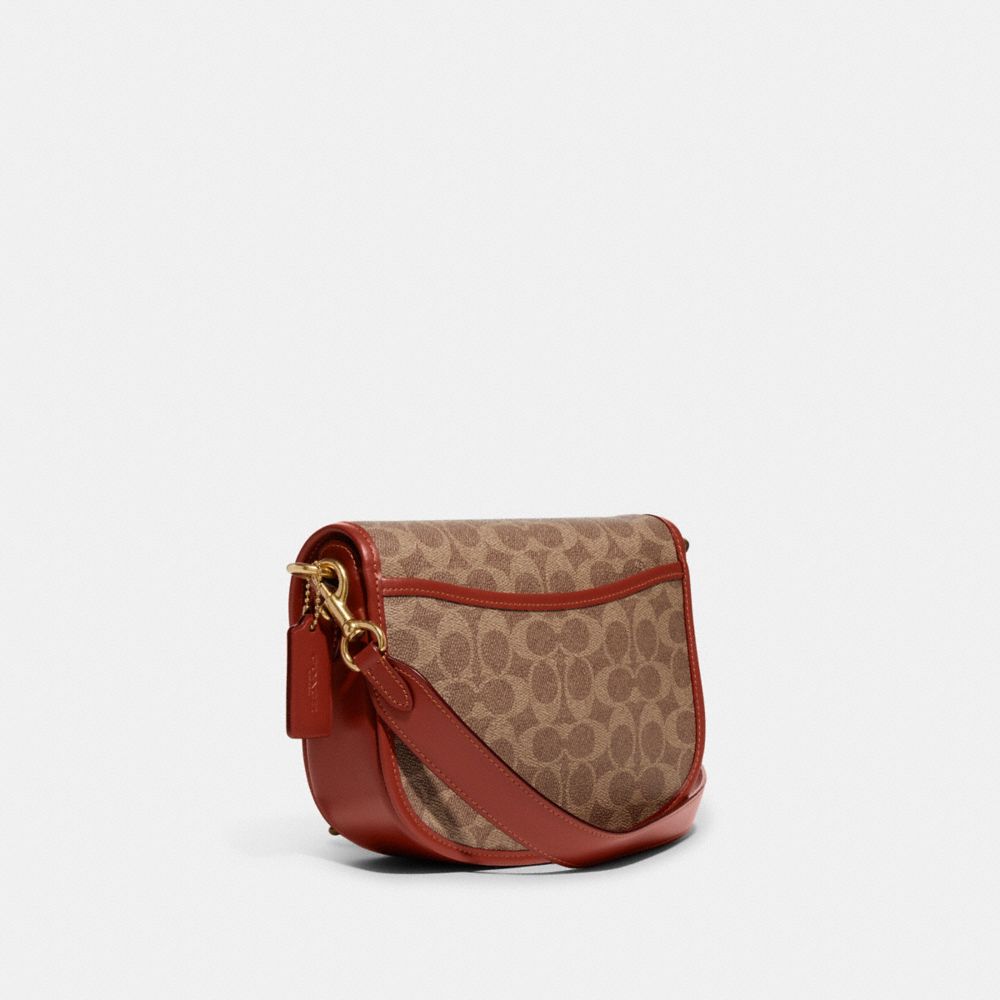 Willow Saddle Bag In Signature Canvas