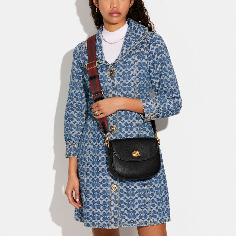 COACH®,Willow Saddle Bag,,Detail View