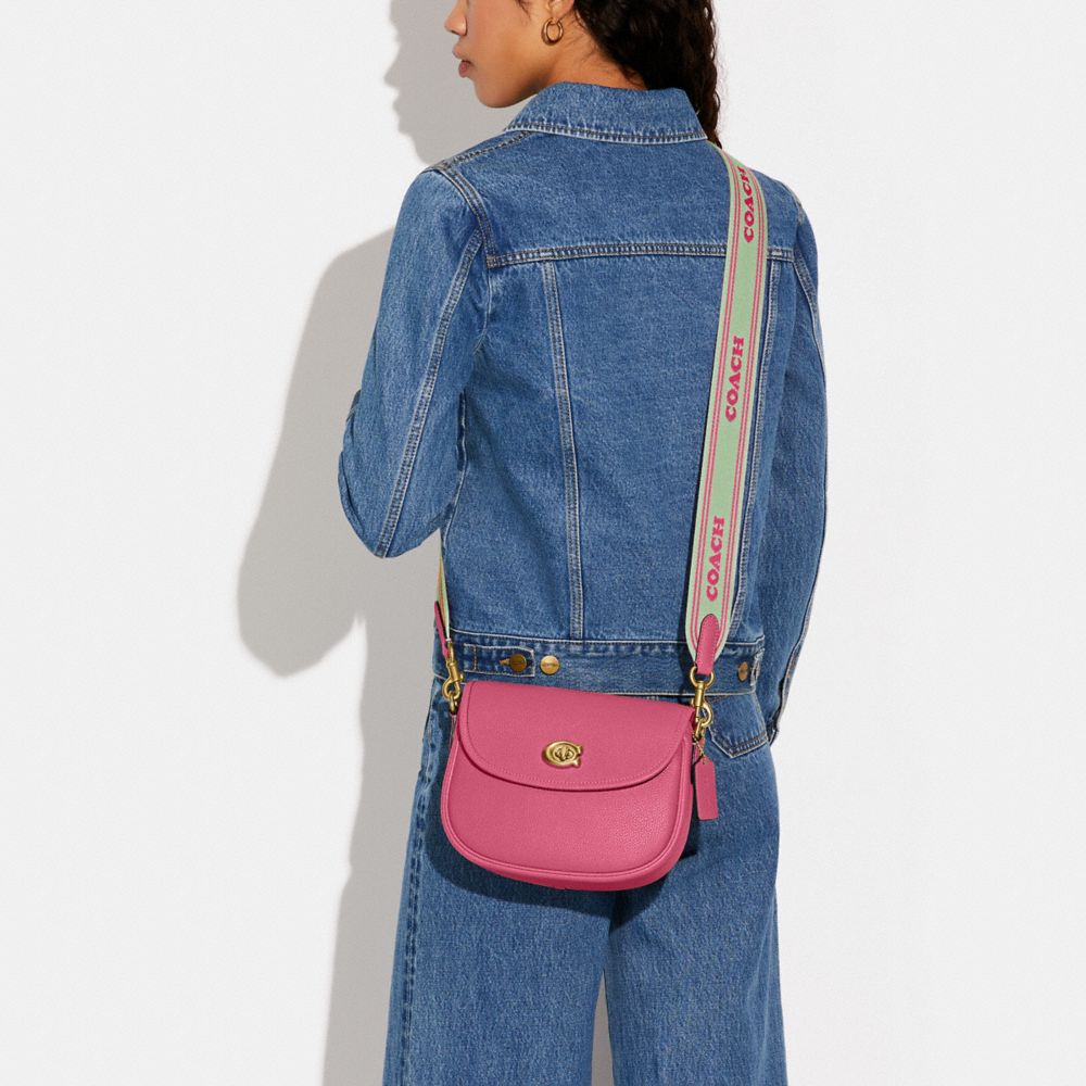 COACH®,Willow Saddle Bag,,Detail View