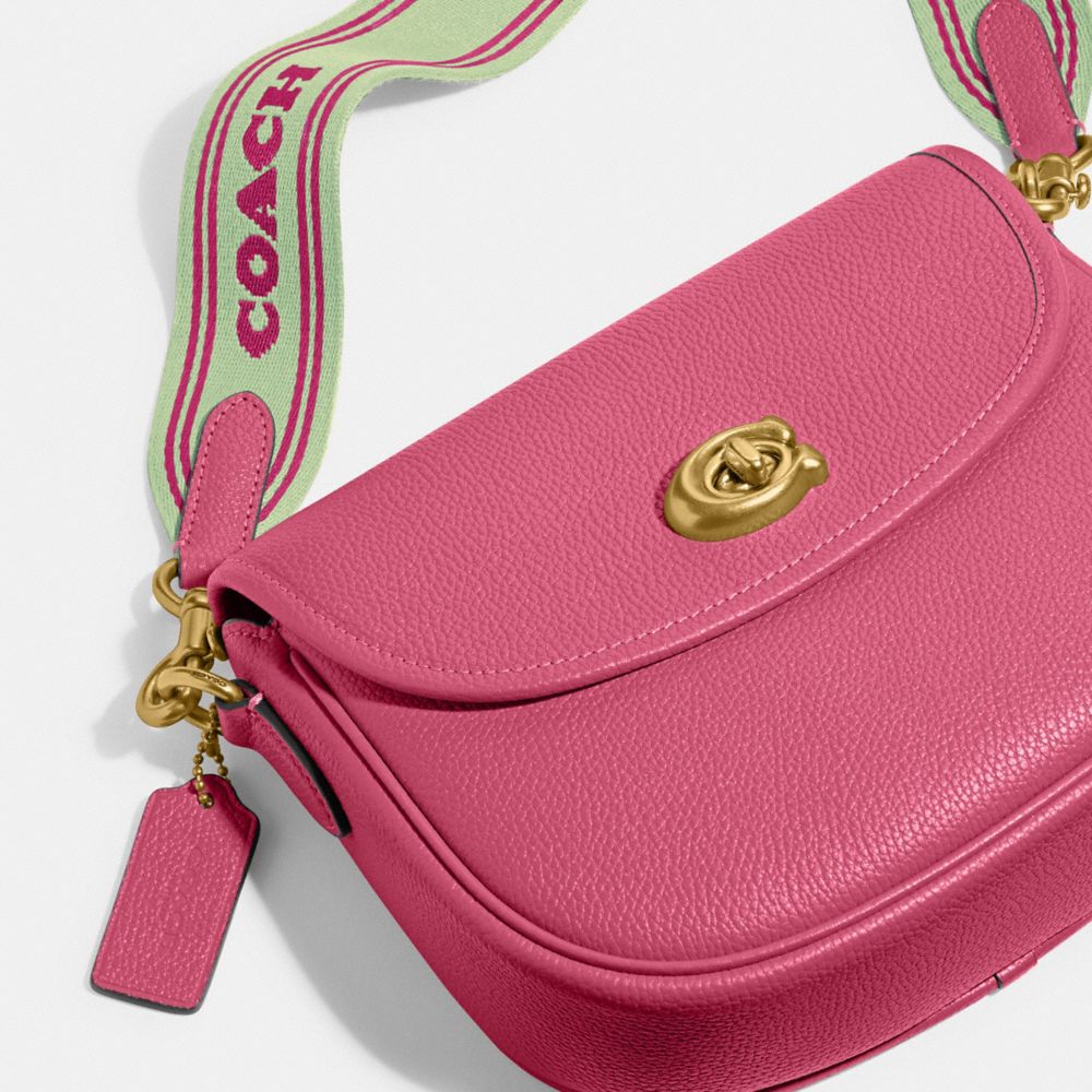 COACH®,Willow Saddle Bag,,Closer View