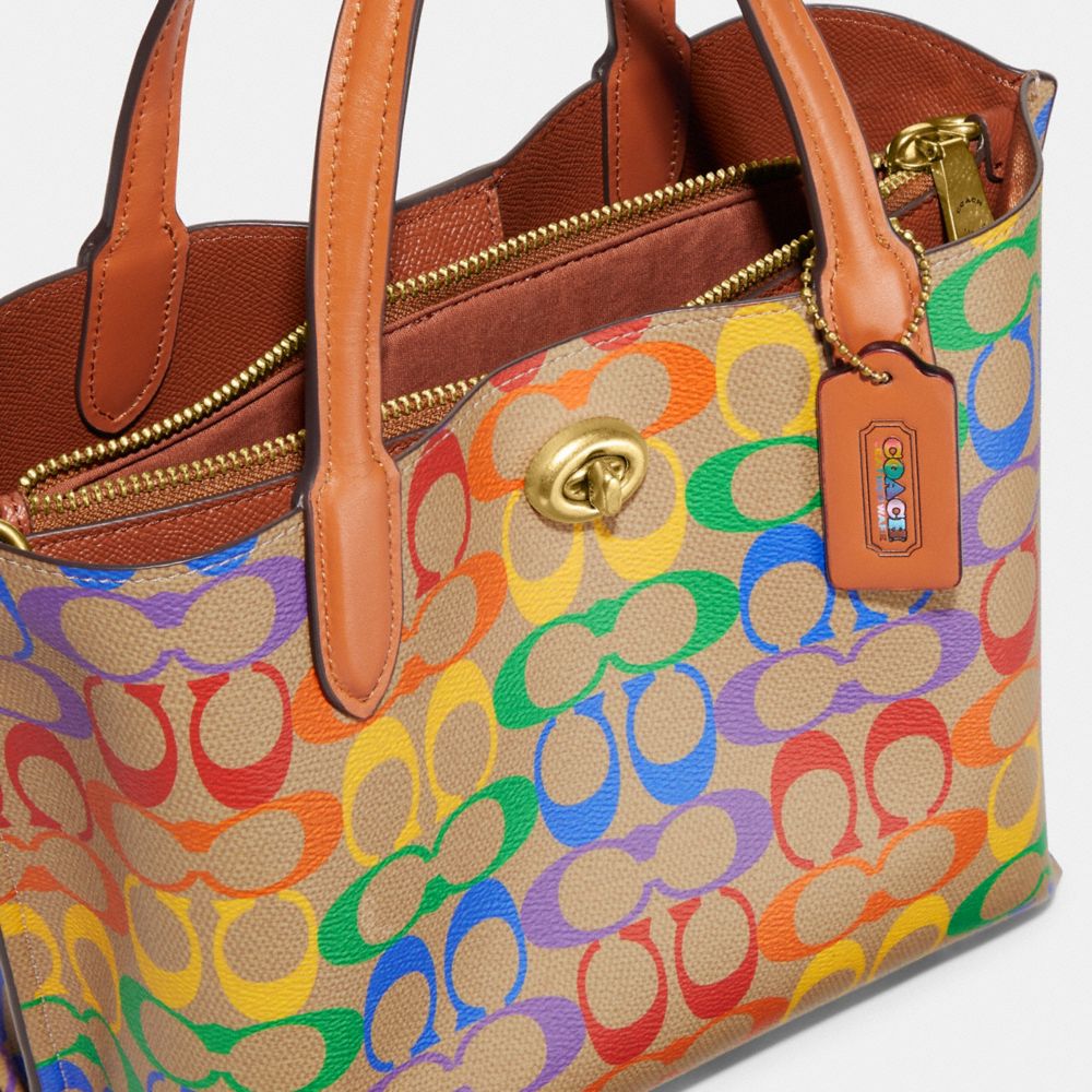 Coach Willow Tote 24 in Signature Canvas