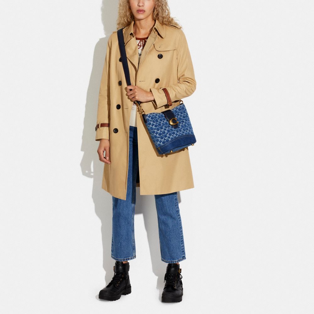 Sac seau Tali en denim signature
