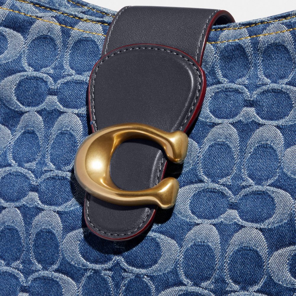 Sac seau Tali en denim signature