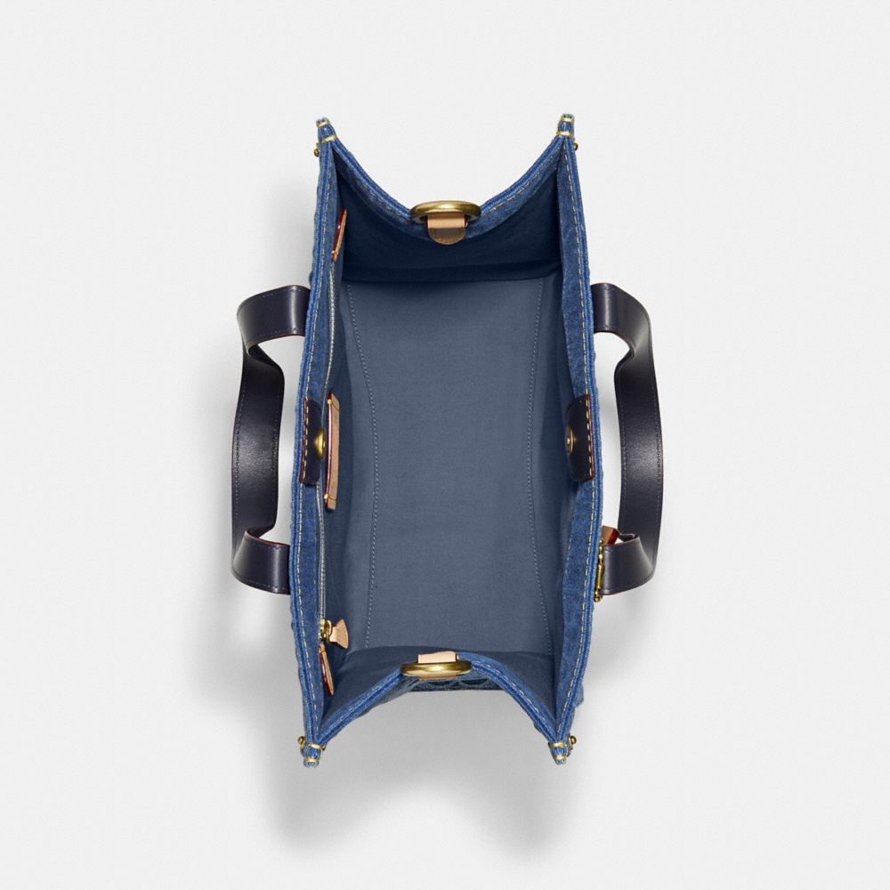 Field Tote In Signature Denim