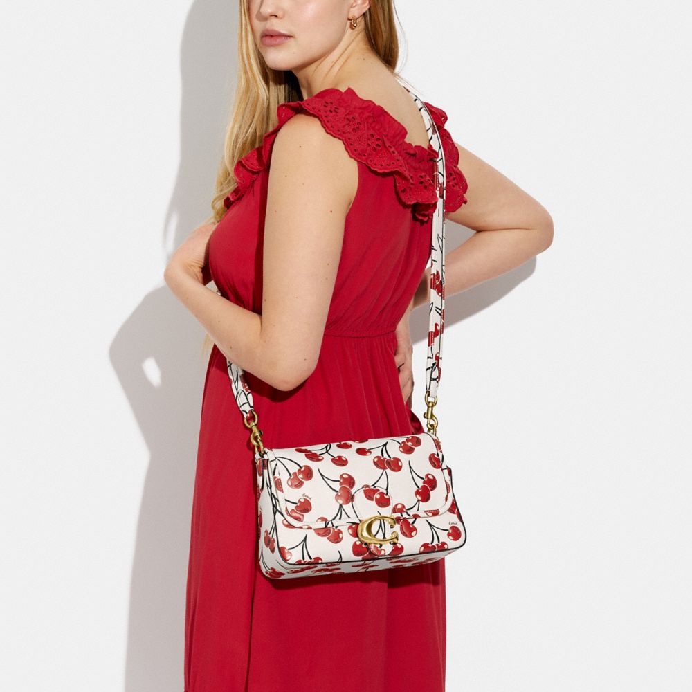 COACH®  Soft Tabby Shoulder Bag With Cherry Embroidery