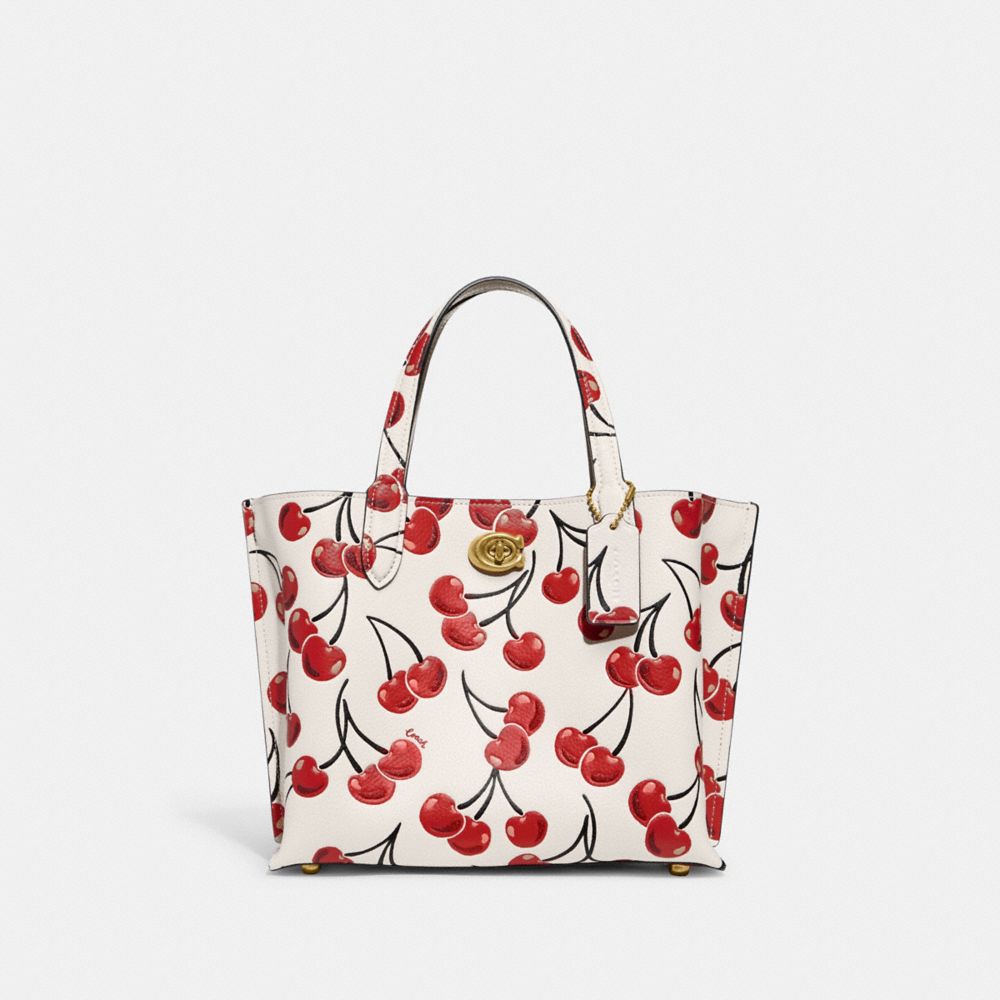 COACH®  Willow Tote 24 With Cherry Print