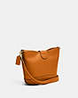 COACH®,TALI BUCKET BAG,Smooth Leather,Medium,Brass/Papaya,Angle View