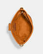 COACH®,TALI BUCKET BAG,Smooth Leather,Medium,Brass/Papaya,Inside View,Top View