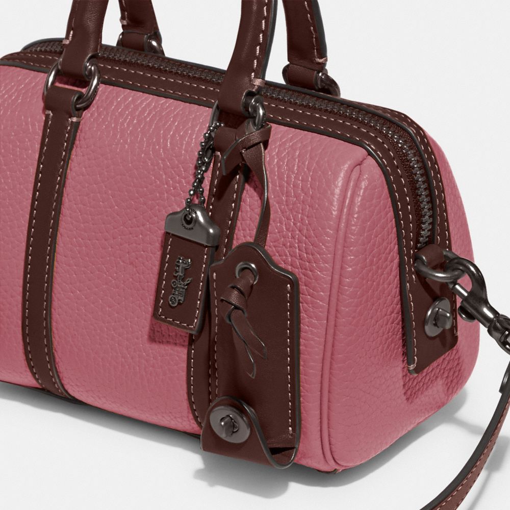 What's in my Bag Coach Mini Bennett Satchel Pink Ruby