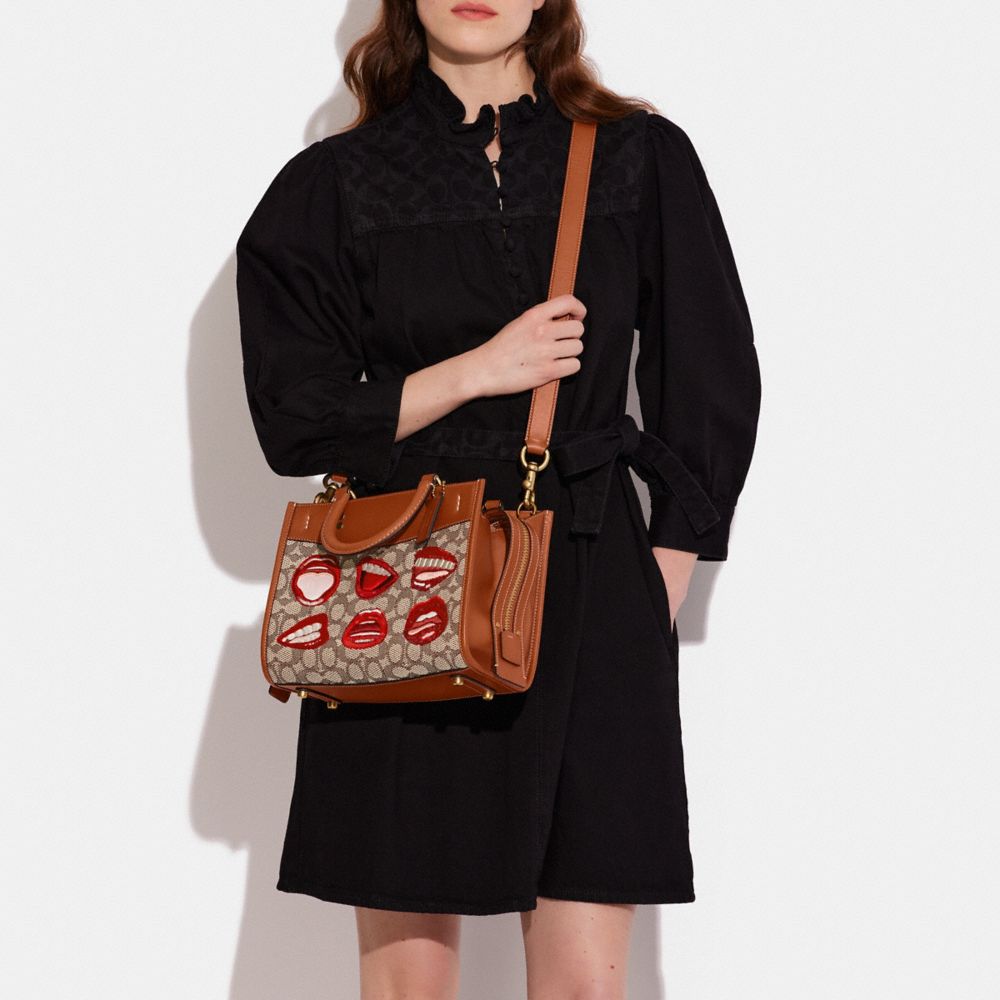 Coach X Tom Wesselmann Rogue Bag 25 In Signature Textile Jacquard