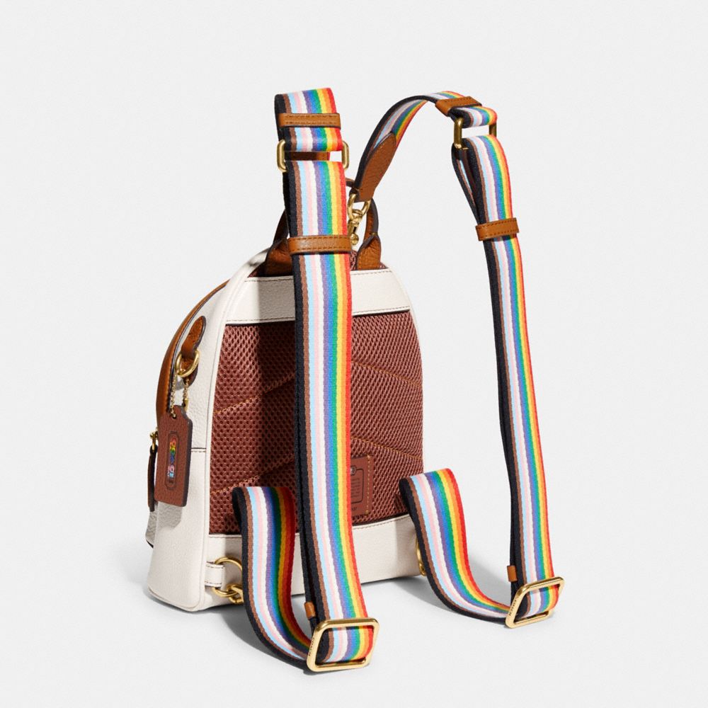 Coach multicolor backpack hot sale