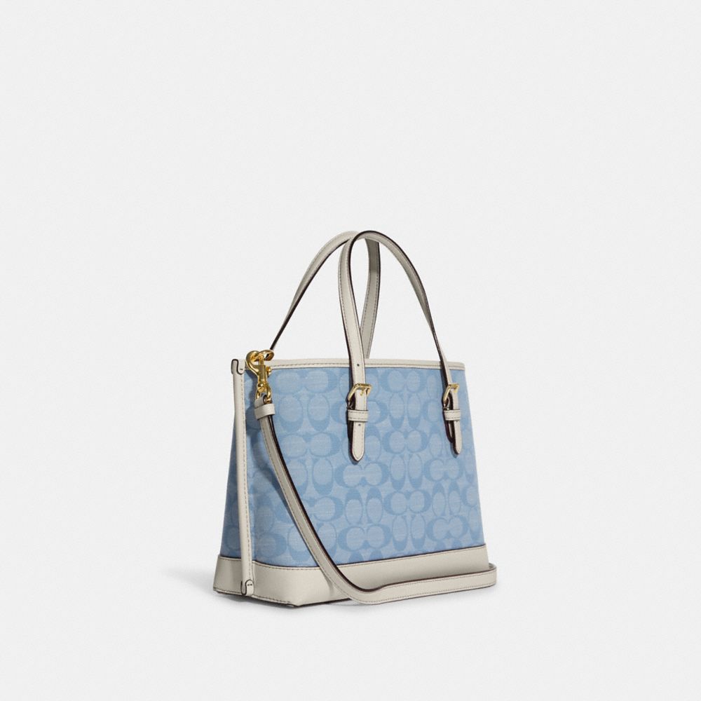 COACH OUTLET®  Mollie Tote 25 In Signature Canvas With Stripe