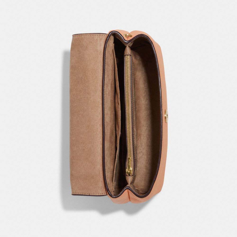 Tammie Shoulder Bag With Floral Whipstitch