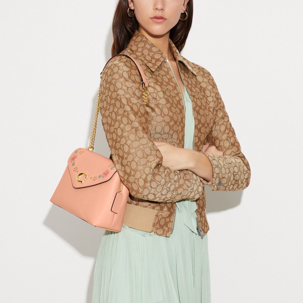 Tammie Shoulder Bag With Floral Whipstitch | COACH®