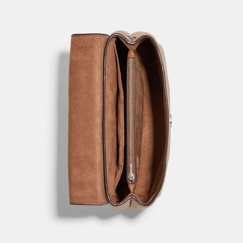 Tammie Shoulder Bag With Floral Whipstitch