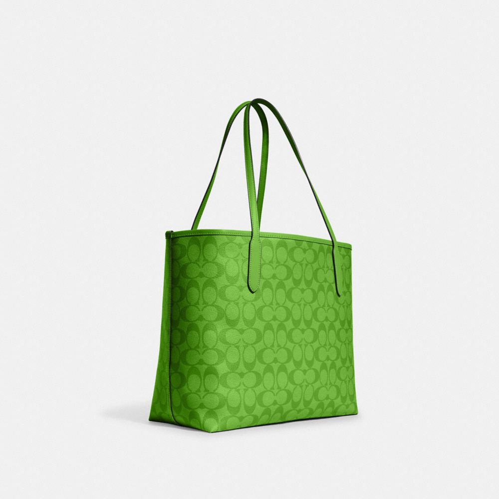 Lime Green Coach Bag 