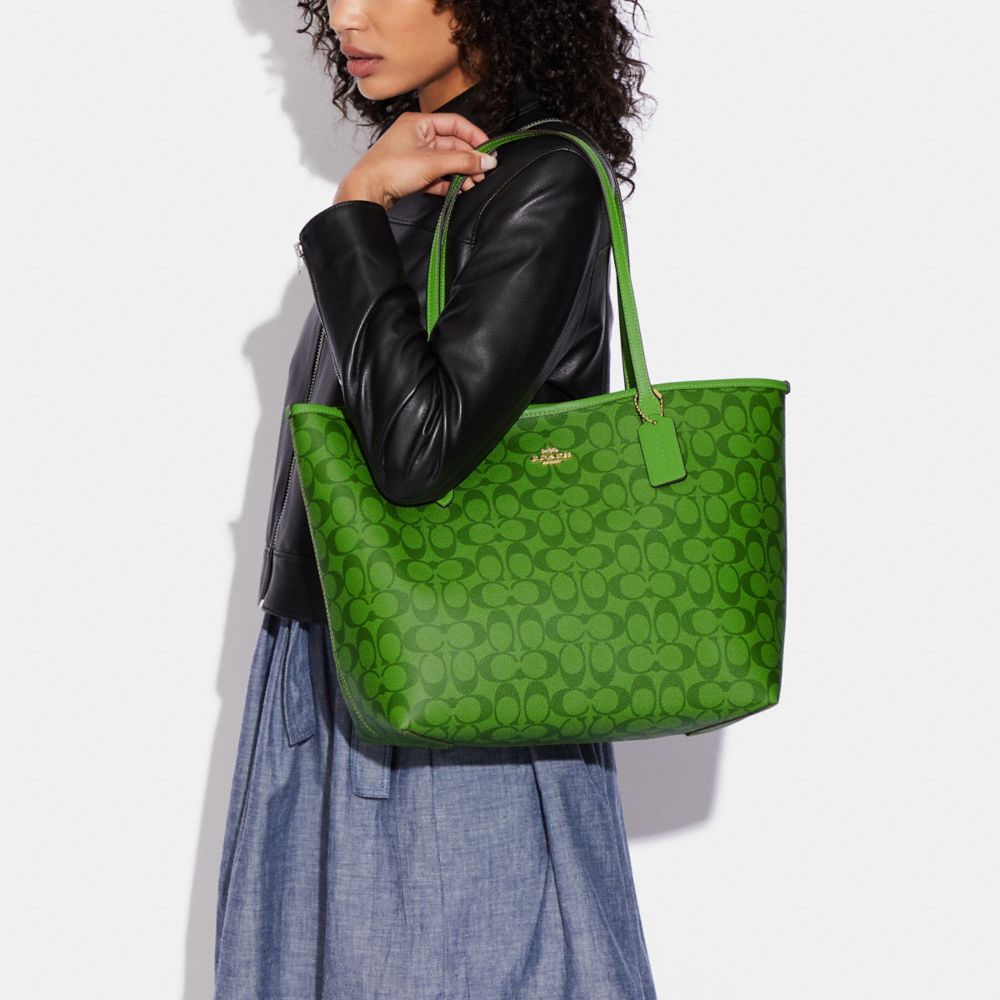 COACH®  City Tote In Signature Canvas