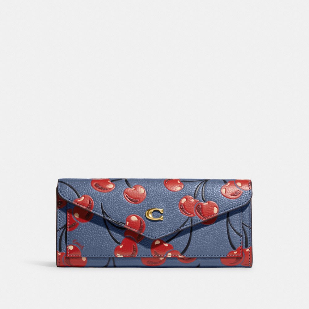 COACH® | Wyn Soft Wallet With Cherry Print