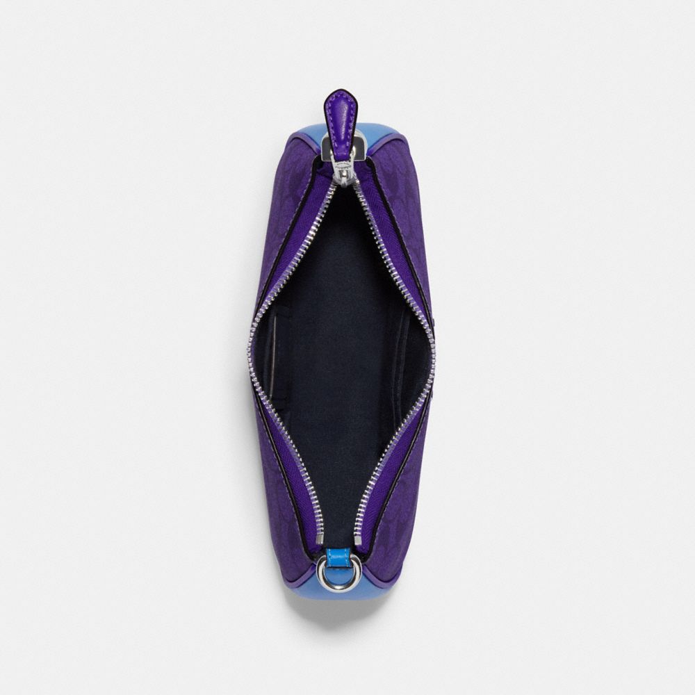 Teri Shoulder Bag In Blocked Signature Canvas