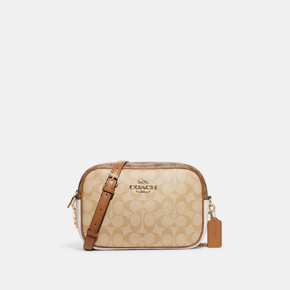 Coach Jamie Camera Bag in Blocked Signature Canvas