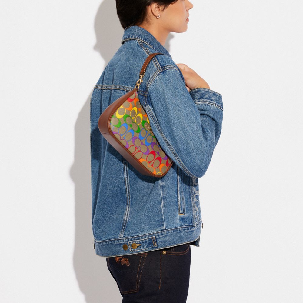 teri shoulder bag coach denim blue｜TikTok Search