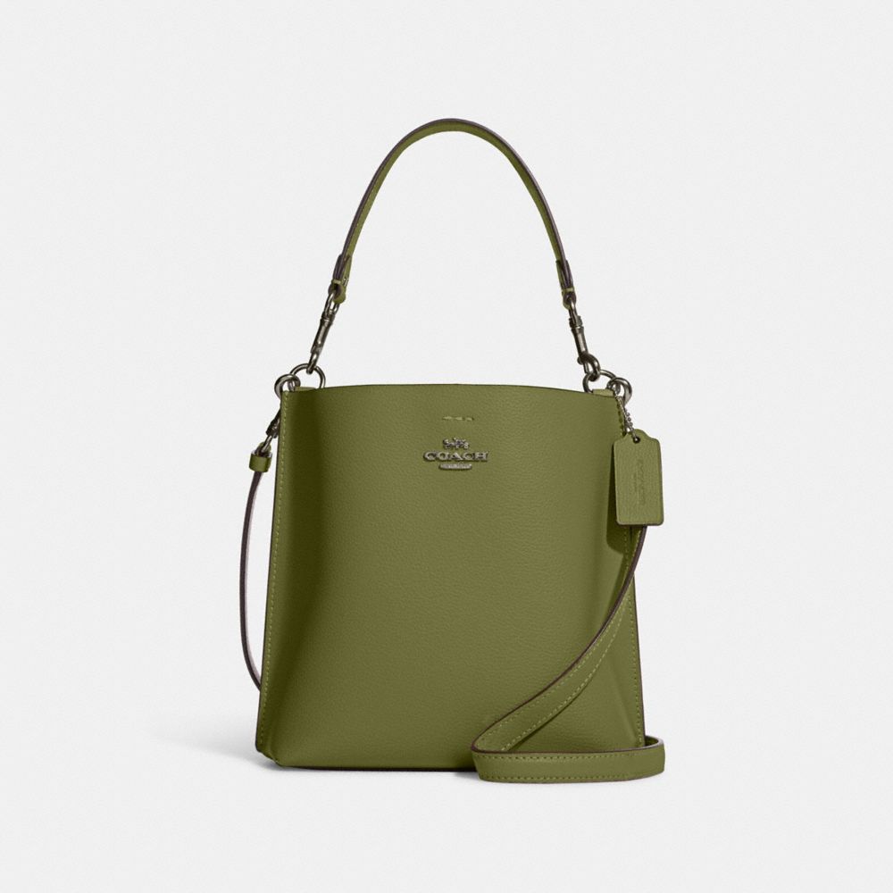 COACH オリーブグリーン スリングバッグ Coach Small Turnlock Sling Pack | Brixton Baker