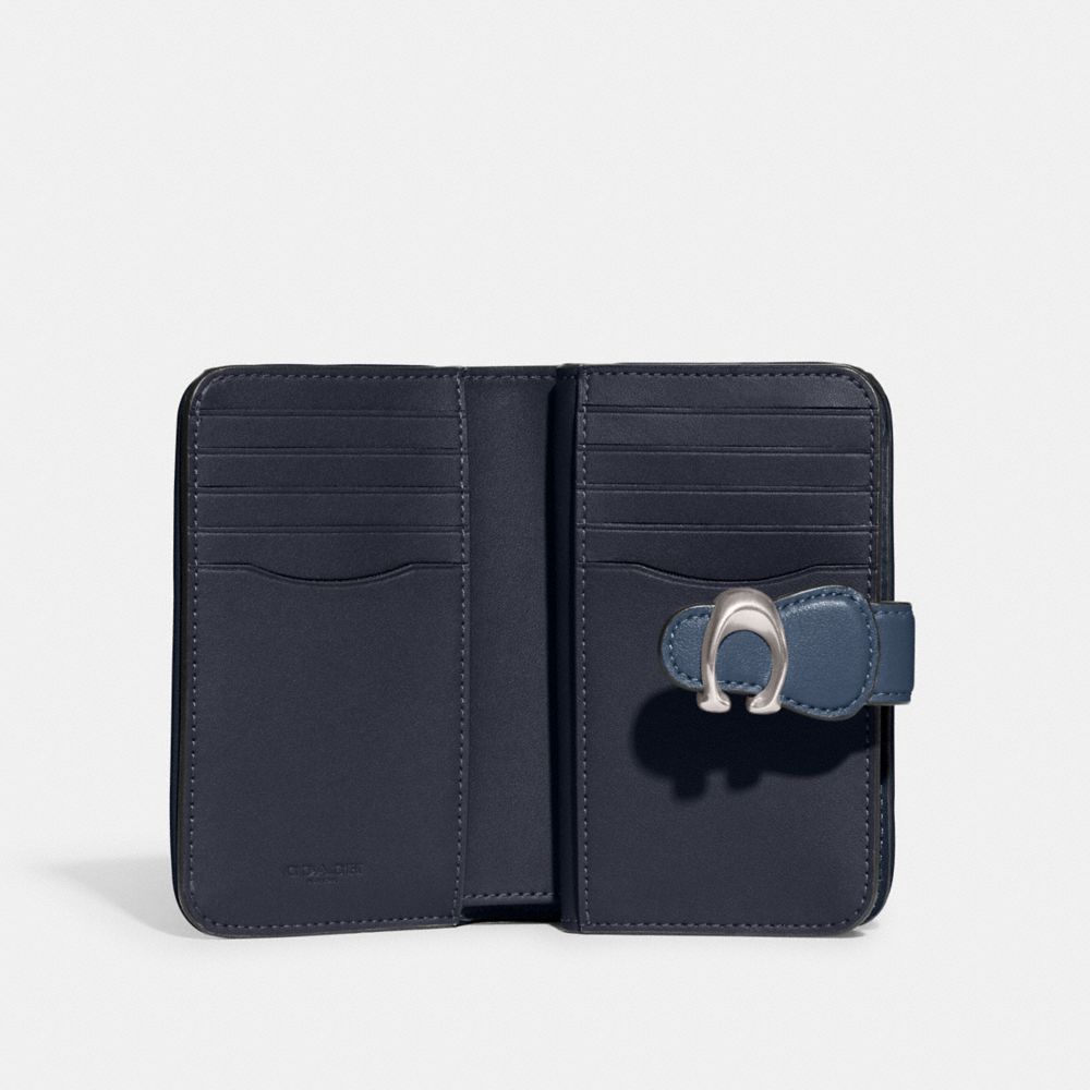 COACH®,Tabby Medium Wallet,Leather,Bi Fold,Logo,Metal,Casual,,Inside View,Top View