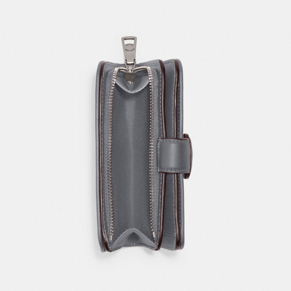 COACH®,Tabby Medium Wallet,Leather,Bi Fold,Logo,Metal,Casual,,Interior View