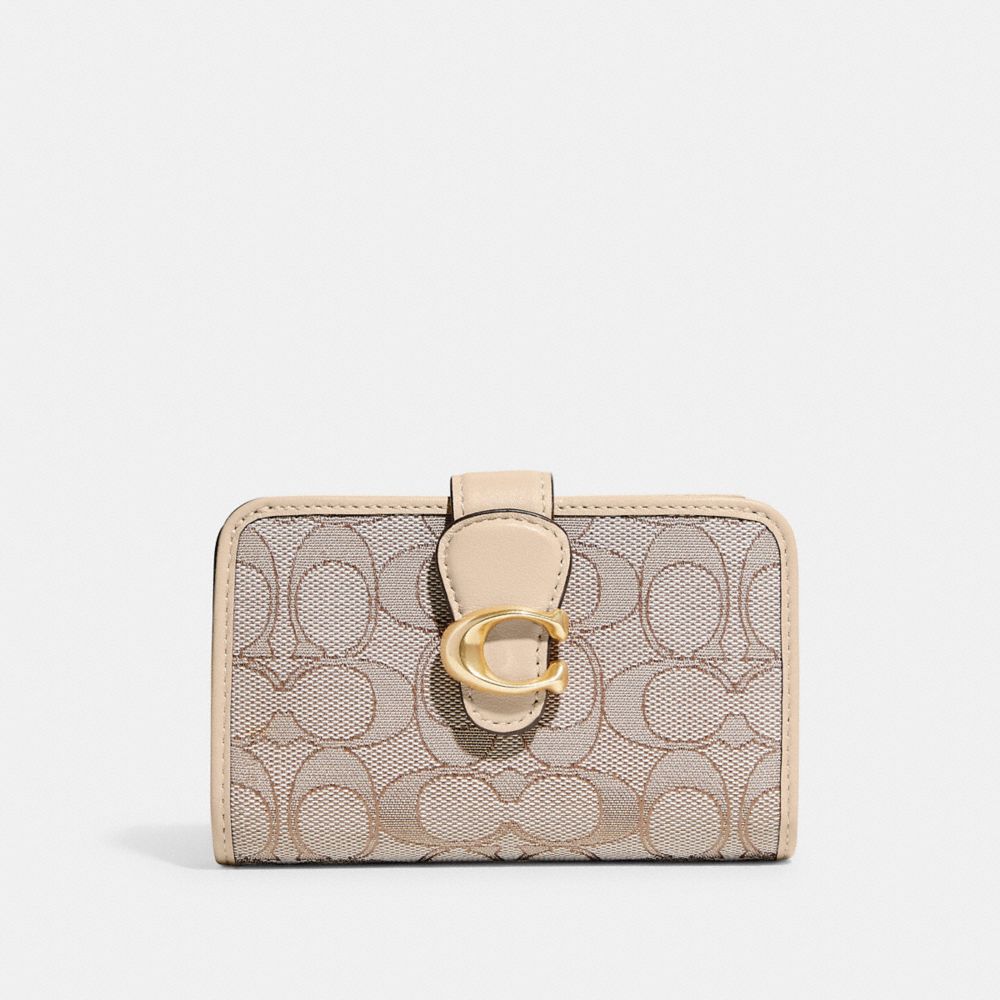 Tabby Medium Wallet In Signature Jacquard