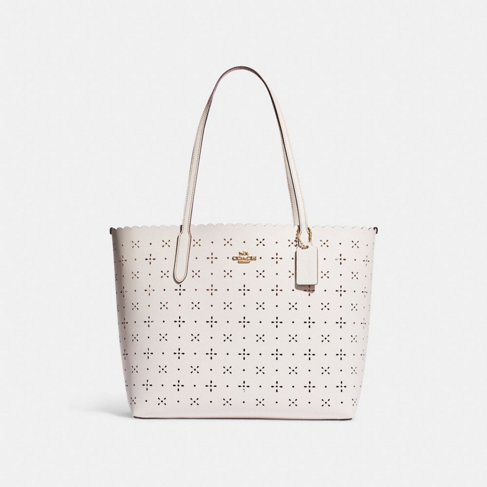 Louis Vuitton Neverfull Monogram MM dupe/ Coach Reversible City Tote 