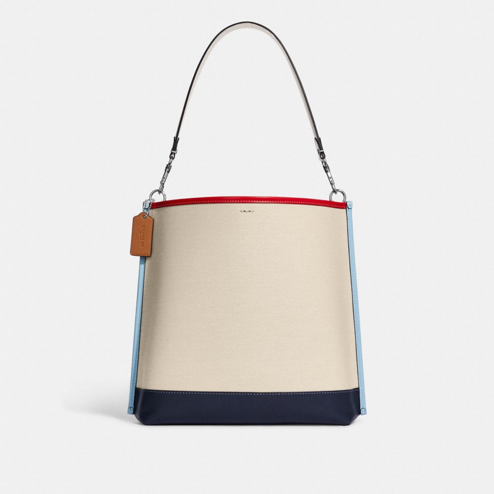 Mollie Bucket Bag In Colorblock