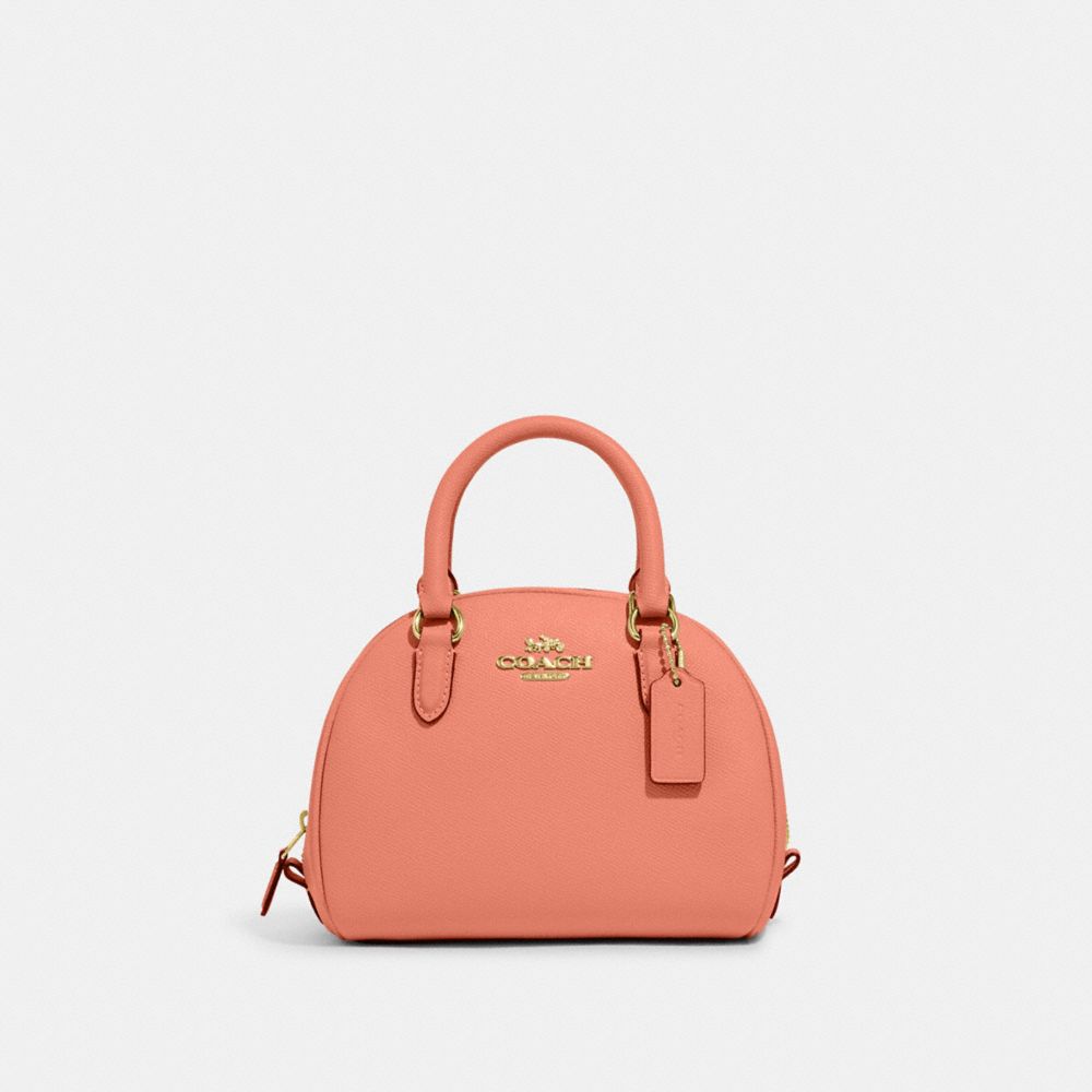 Coach sierra satchel discount red