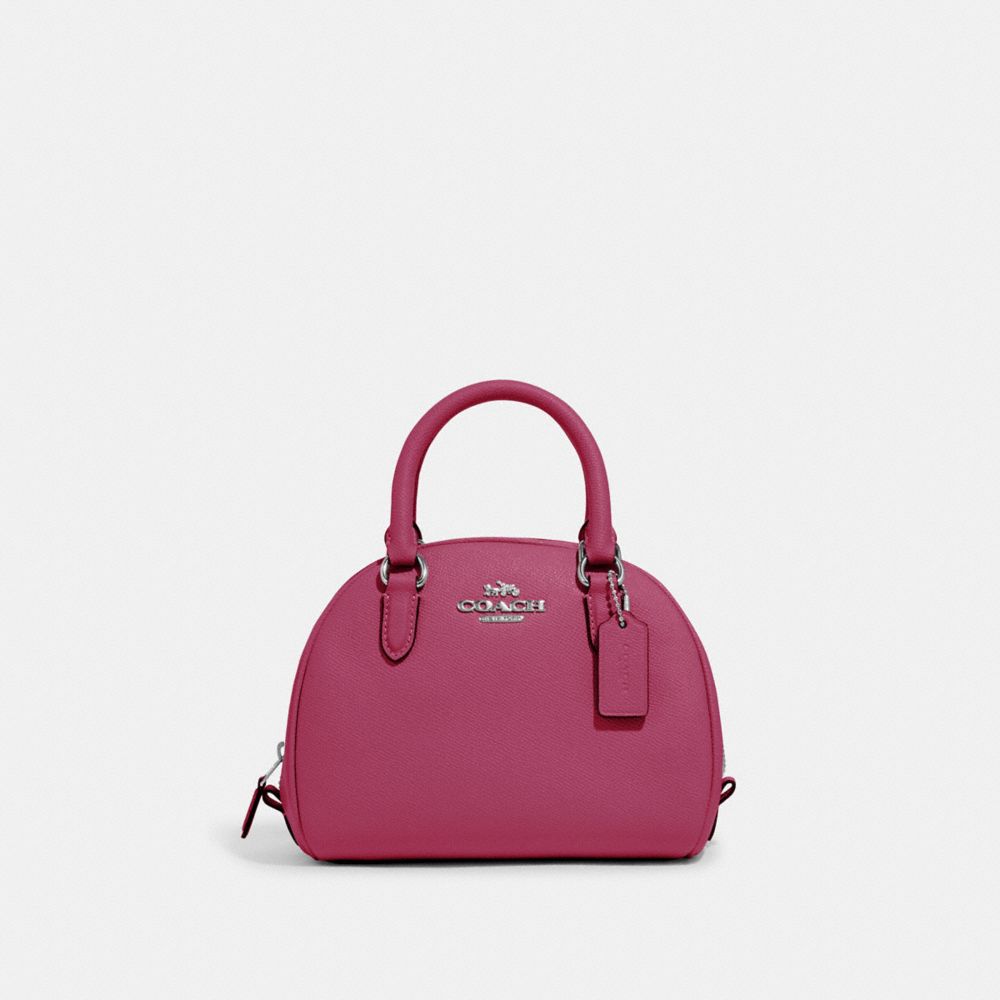 Cloth handbag Coach Pink in Cloth - 20263458