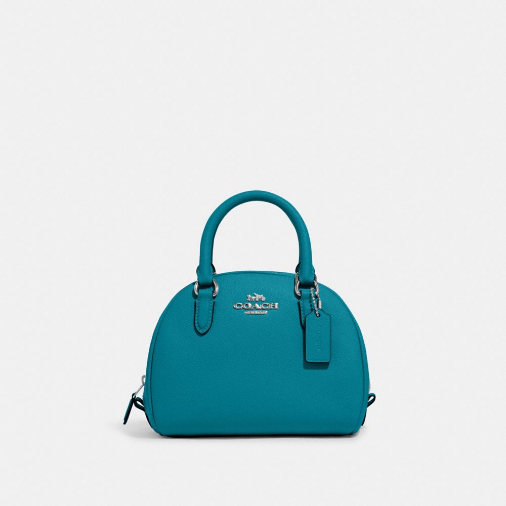 SOLD Coach Micro Rowan Crossbody Bag Seafoam Blue