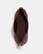 COACH®,ELLIS SHOULDER BAG,Leather,Mini,Gold/Wine Multi,Inside View,Top View
