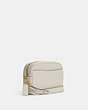 COACH®,JAMIE CAMERA BAG,Pebbled Leather,Medium,Everyday,Gold/Chalk,Angle View