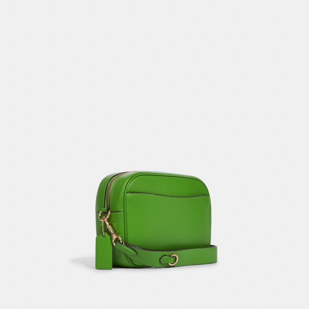 COACH®,Jamie Camera Bag,Leather,Camera Bag,Belt,Gold Metal,Casual,,Angle View