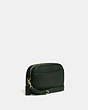 COACH®,JAMIE CAMERA BAG,Pebbled Leather,Medium,Everyday,Gold/Amazon Green,Angle View