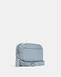 COACH®,JAMIE CAMERA BAG,Pebbled Leather,Medium,Everyday,Silver/Ice Blue,Angle View