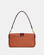 COACH®,GEORGIE SHOULDER BAG IN COLORBLOCK,Refined Pebble Leather,Large,Im/Sunset Multi,Back View