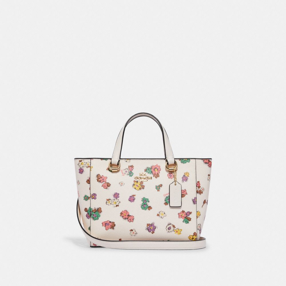 Coach 2024 floral satchel