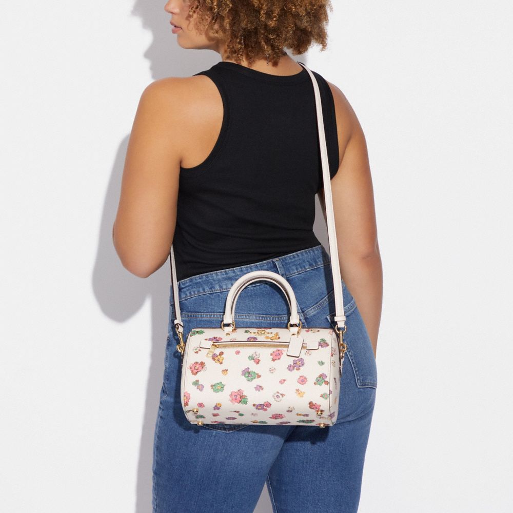 COACH OUTLET® | Rowan Satchel With Spaced Floral Field Print