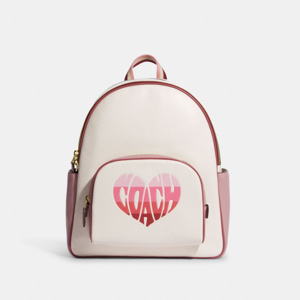 coach outlet backpack pink