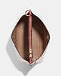 COACH®,MOLLIE BUCKET BAG 22 WITH STRIPE HEART PRINT,Medium,Gold/Chalk Multi,Inside View,Top View